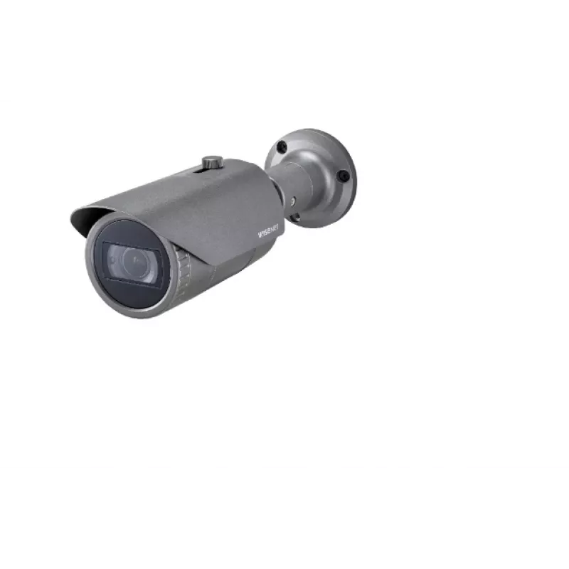 Câmara bullet com IR HANWHA - Qno-6082r1 - 2MPix H.265