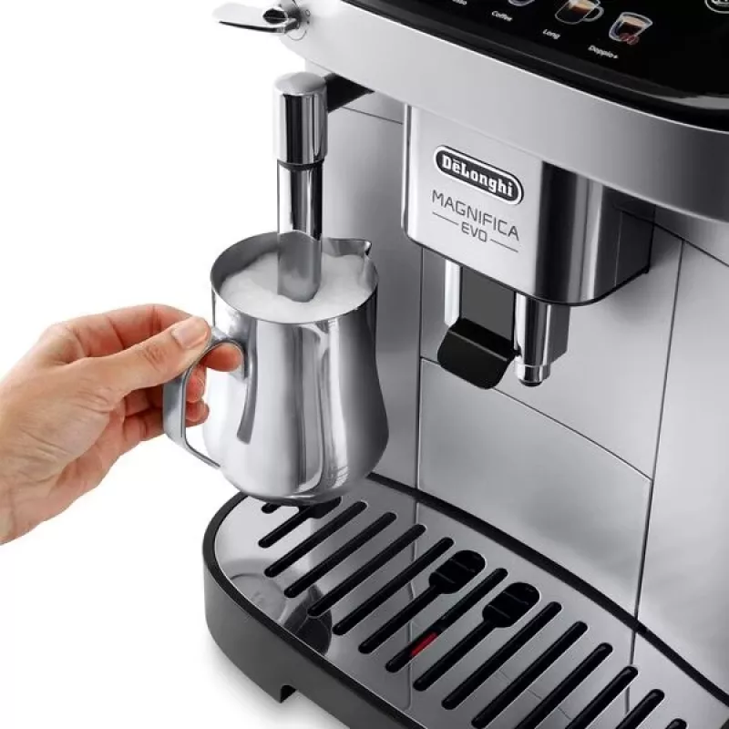 Máquina de café expresso combinada De’Longhi Magnifica ECAM290.31.SB — depósito de água 1,8 L, recipiente de café em grão 250 g, 15 bar, 2 chávenas
