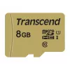 Cartão Micro-SDHC TRANSCEND 500s 8 GB UHS-I U1 MLC com adaptador
