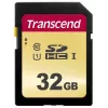 Memória flash Transcend 64GB SDXC UHS-I 500S
