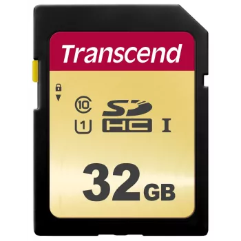 Memória flash Transcend 64GB SDXC UHS-I 500S