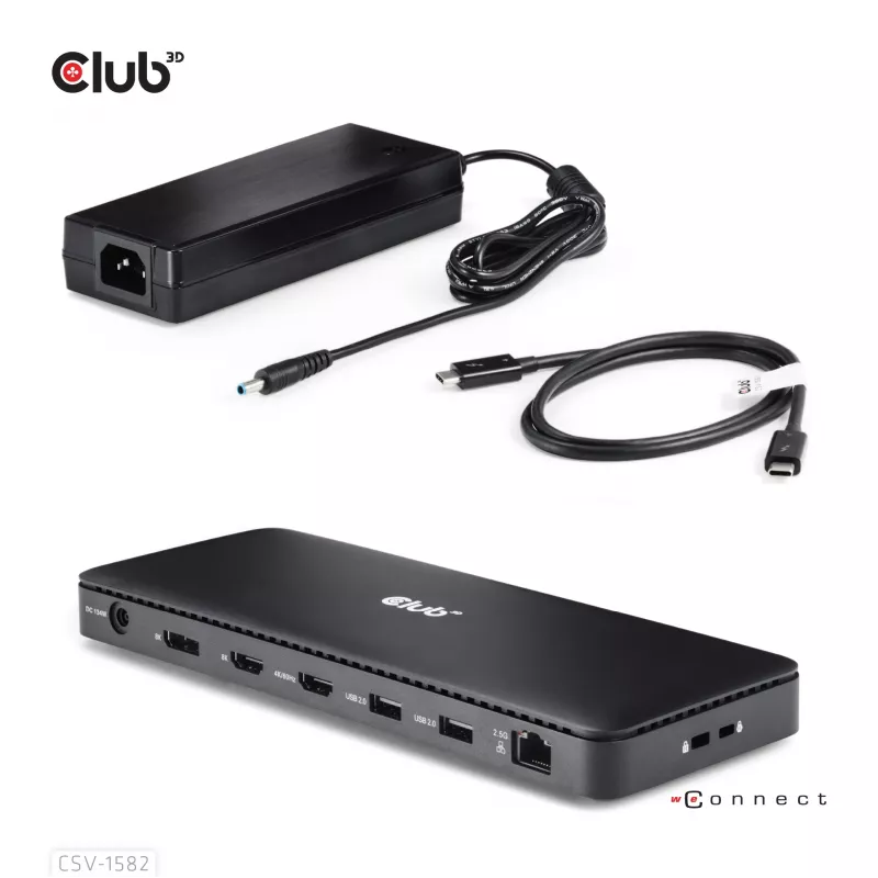 Docking station CLUB3D Thunderbolt™ 4 Certified 12-in-1