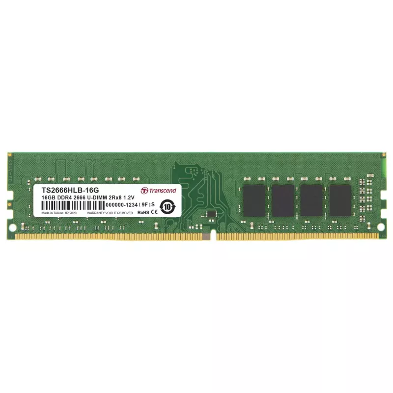 Memória Transcend DDR4-2666 U-DIMM 16 GB