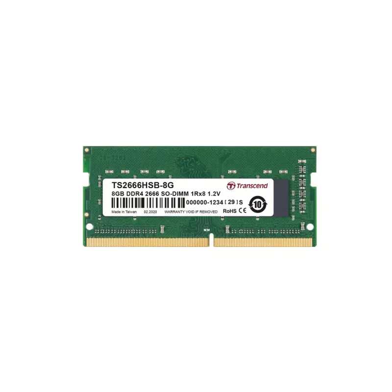 Memória Transcend DDR4 SO-DIMM 8GB 2666MHz