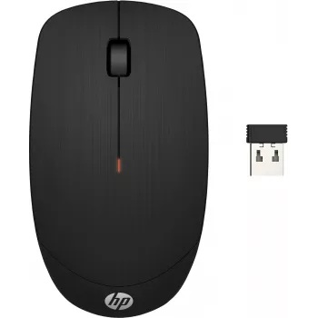 Rato sem fios HP Wireless Mouse X200, ambidestro, ótico, RF, 1600 DPI, preto