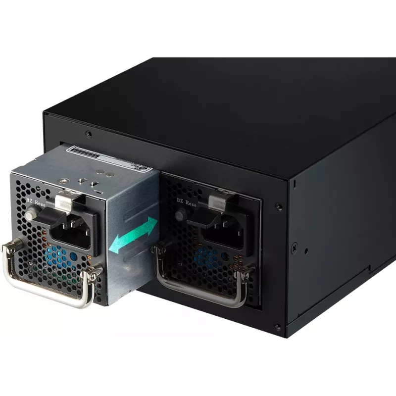 Fonte de alimentação FSP Twins PRO 900W PS2 ATX redundante ATX preta, 900 W, 100 - 240 V, 50 - 60 Hz, 6 - 10 A, ativa, 130 W