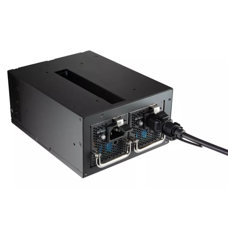 Fonte de alimentação FSP Twins PRO 900W PS2 ATX redundante ATX preta, 900 W, 100 - 240 V, 50 - 60 Hz, 6 - 10 A, ativa, 130 W
