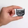 Interruptor inteligente Shelly WAVE 2PM preto (Shelly) — sem fios Z-Wave, 16 A, 110–240 V, 868,4 MHz