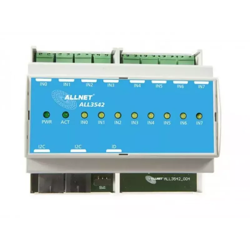 Relé elétrico ALLNET ALL3542 azul branco
