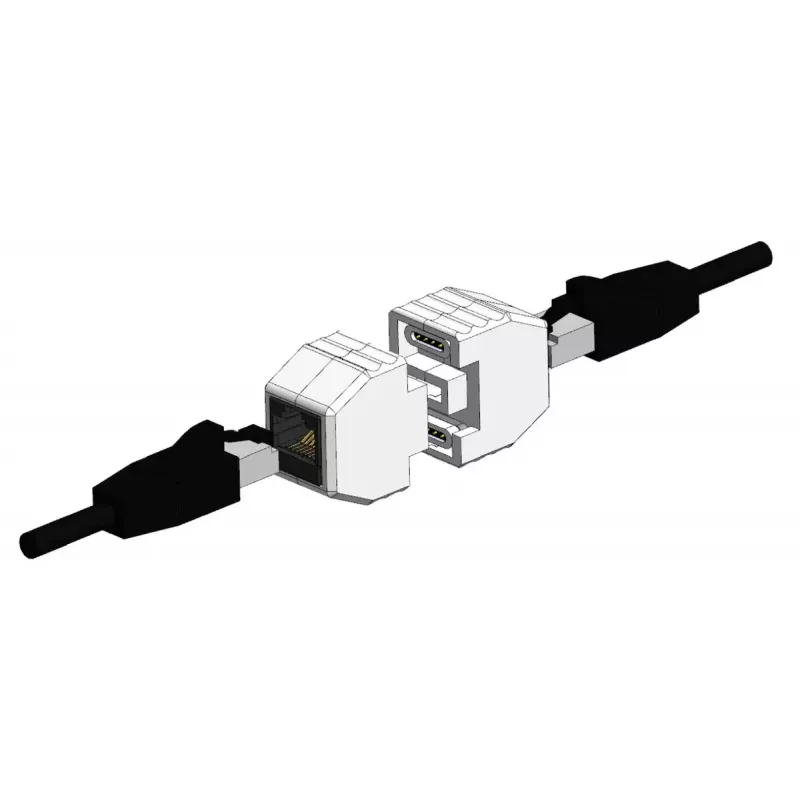Placas/adaptadores de interface ALLNET ALL-RJ45-MAGNET RJ-45 branco 90W