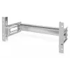 Suporte para calha DIN DIGITUS, 4U, 178 x 483 x 223 mm, zincado, incl. calha DIN, profundidade e altura variáveis