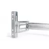 Suporte para calha DIN DIGITUS, 4U, 178 x 483 x 223 mm, zincado, incl. calha DIN, profundidade e altura variáveis