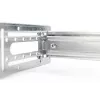 Suporte para calha DIN DIGITUS, 4U, 178 x 483 x 223 mm, zincado, incl. calha DIN, profundidade e altura variáveis