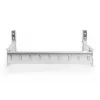 Suporte para calha DIN DIGITUS, 4U, 178 x 483 x 223 mm, zincado, incl. calha DIN, profundidade e altura variáveis