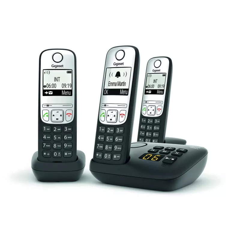 Telefone sem fios UNIFY GIGASET OPENSTAGE A690 A Trio preto