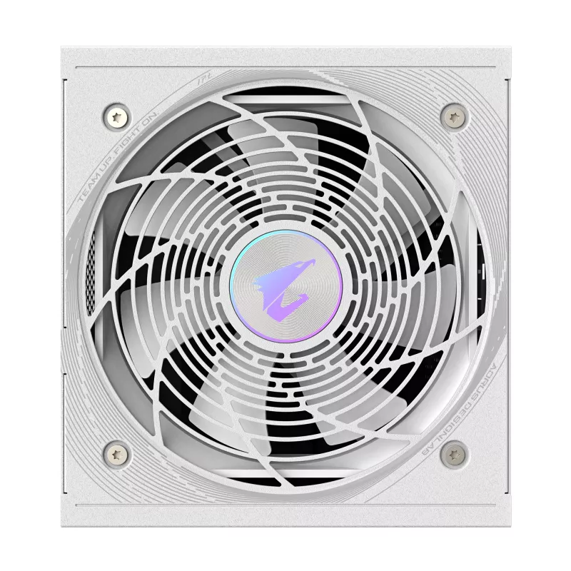 Fonte de alimentação GIGABYTE AORUS ELITE P1000W ATX 3.1 1000W 80 PLUS Platinum totalmente modular branco, 6x (6+2) PCIe, 8 SATA