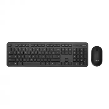 Teclado e rato ASUS CW100 Universal RF sem fios + USB preto