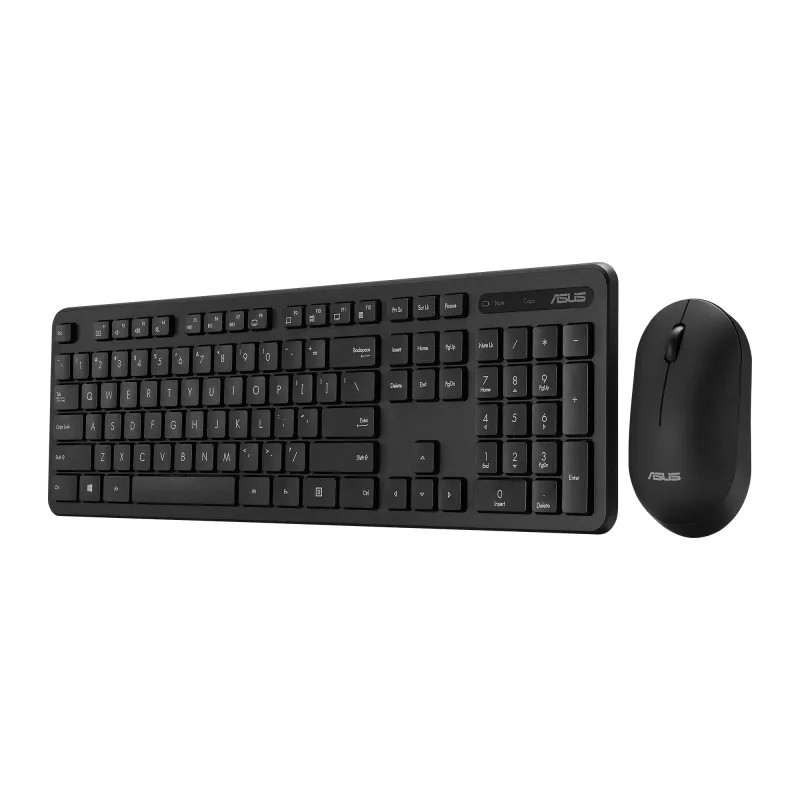 Teclado e rato ASUS CW100 Universal RF sem fios + USB preto