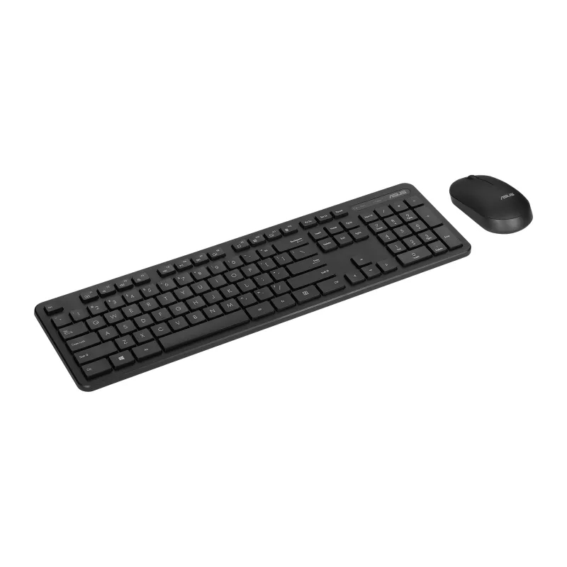 Teclado e rato ASUS CW100 Universal RF sem fios + USB preto