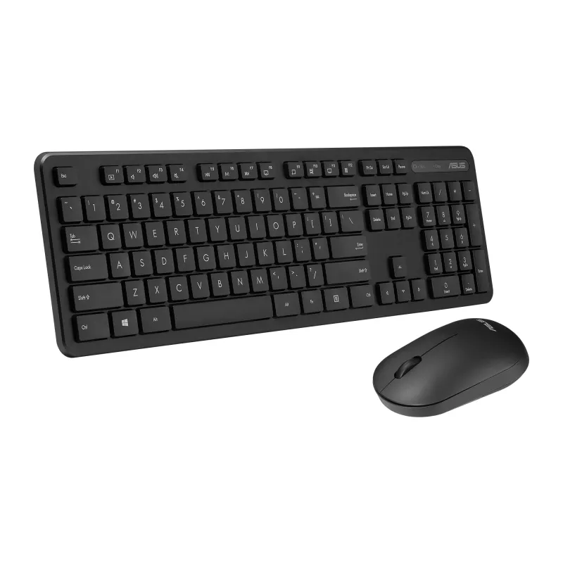Teclado e rato ASUS CW100 Universal RF sem fios + USB preto