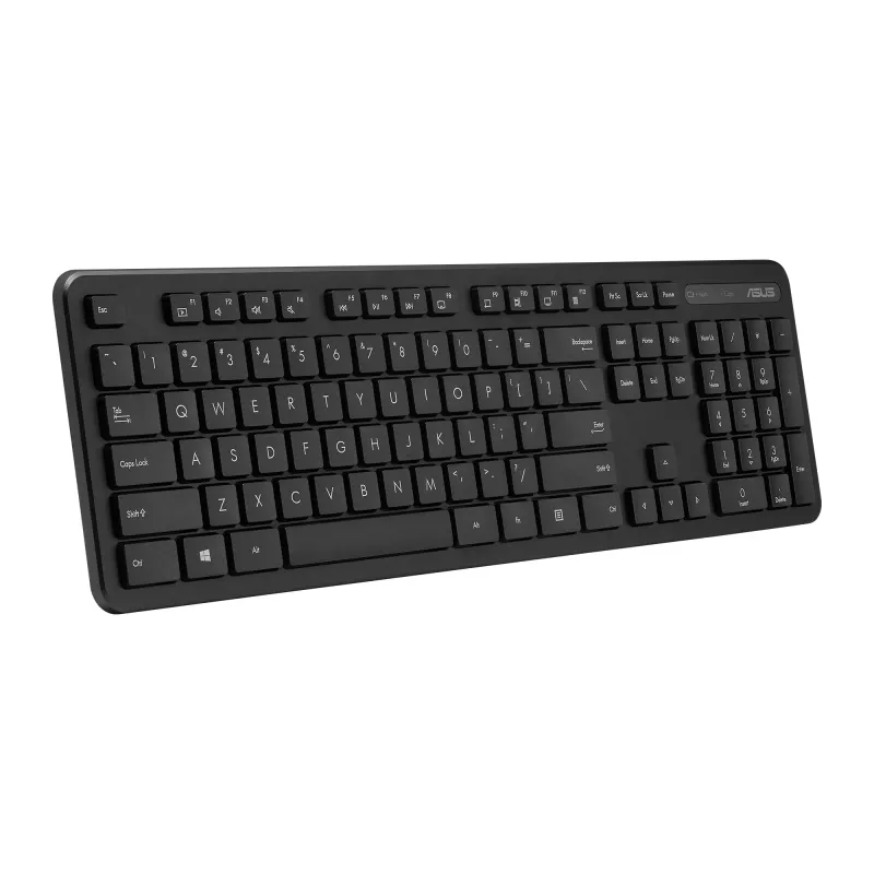 Teclado e rato ASUS CW100 Universal RF sem fios + USB preto