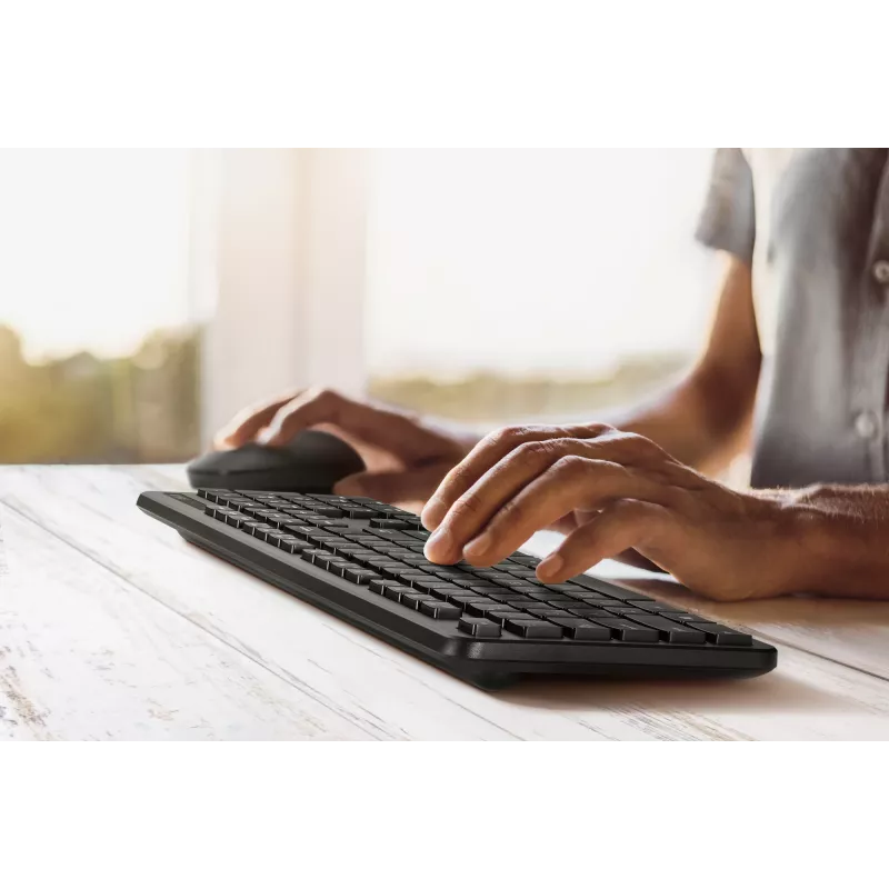Teclado e rato ASUS CW100 Universal RF sem fios + USB preto