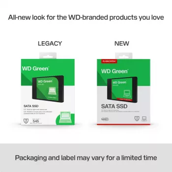 SSD WESTERN DIGITAL - WD Green - 500GB - SATA 6Gb/s - caixa de 2,5