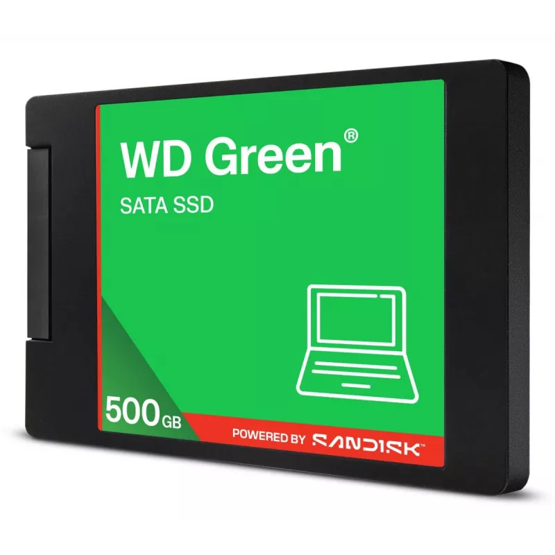 SSD WESTERN DIGITAL - WD Green - 500GB - SATA 6Gb/s - caixa de 2,5 inch/7 mm