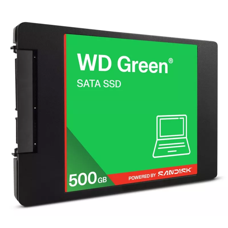 SSD WESTERN DIGITAL - WD Green - 500GB - SATA 6Gb/s - caixa de 2,5 inch/7 mm