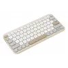 Teclado ASUS Marshmallow KW100 Sem fios Bluetooth QWERTZ bege cinzento branco