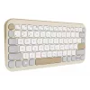 Teclado ASUS Marshmallow KW100 Sem fios Bluetooth QWERTZ bege cinzento branco