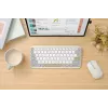 Teclado ASUS Marshmallow KW100 Sem fios Bluetooth QWERTZ bege cinzento branco