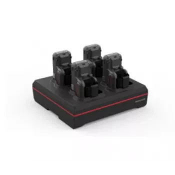 Carregador de 4 baías Honeywell 8675i preto