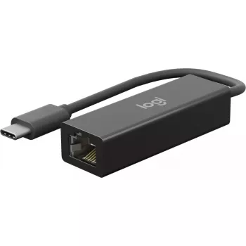 Adaptador USB-C para Ethernet Logitech Logi 1000 Mbit/s grafite