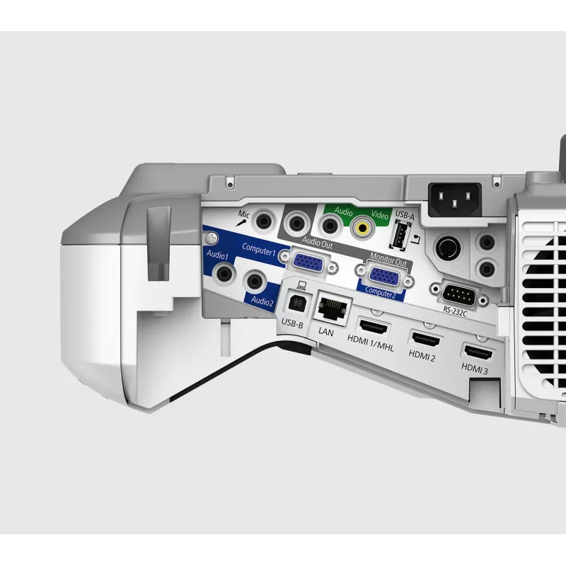 Projetor de distância ultra-curta Epson EB-695Wi 3500 ANSI lúmenes 3LCD WXGA (1280x800) branco, cinzento