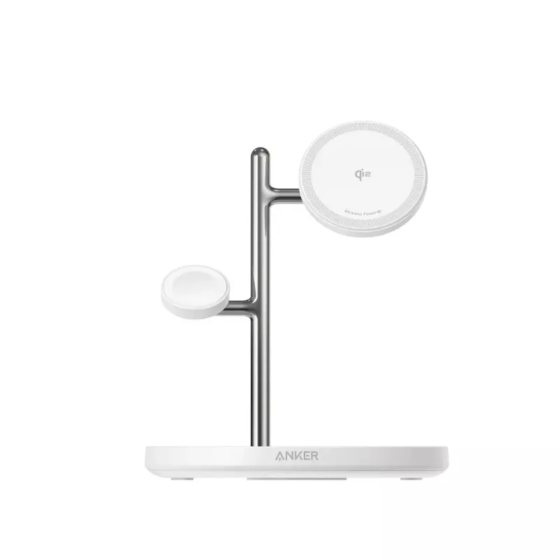 Carregador sem fios de carregamento rápido para interior Anker MagGo Universal branco USB