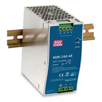 D-Link 240W entrada universal de corrente alternada / fonte de alimentação DIN de gama completa