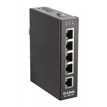 Switch industrial não gerido D-Link de 5 portas com 5 portas 10/100 BaseT(X)