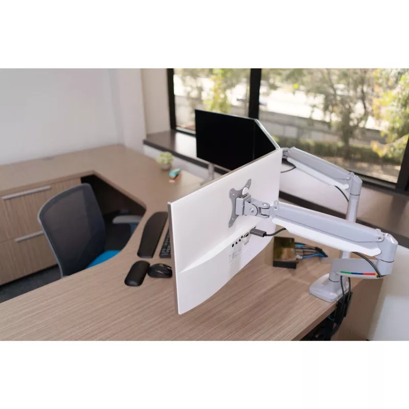 Braço de monitor duplo com altura ajustável Kensington SmartFit One-Touch