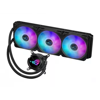Conjunto de arrefecimento líquido para processador ASUS ROG Strix LC III 360 ARGB 12 cm preto