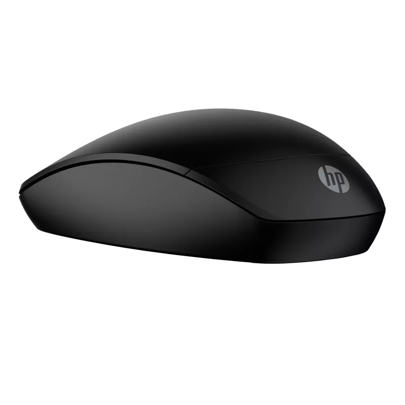 Rato sem fios HP 230 Slim, ambidestro, ótico, RF Wireless, 1600 DPI, preto