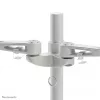 Neomounts FPMA-D935D suporte de secretária para dois monitores, articulado, com grampo, 14–27 polegadas (35,6–68,6 cm), 6 kg por ecrã, VESA 75x75/100x100, prateado