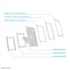 Suporte para tablet Neomounts DS15-630WH1 para mesa e parede 9,7-11