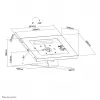 Suporte para tablet Neomounts DS15-630WH1 para mesa e parede 9,7-11