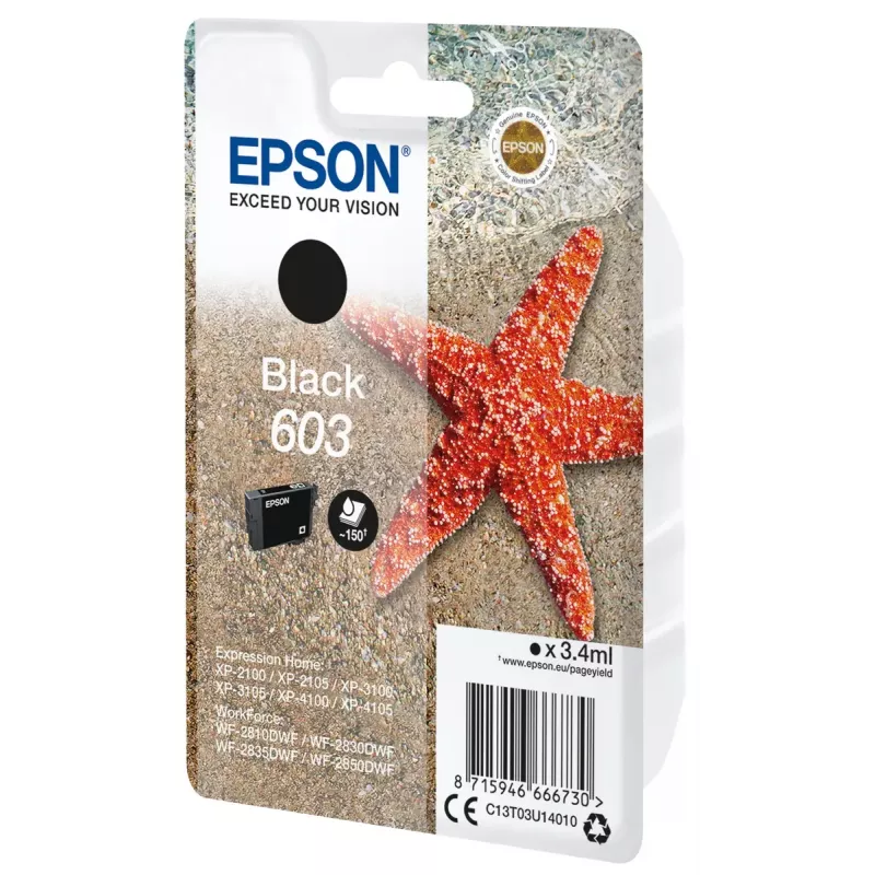 Cartucho de tinta Epson C13T03U14020 1 unid. original capacidade standard preto