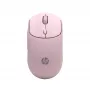 HP 400 Rato sem fios rosa silencioso, ambidestro, RF Wireless + Bluetooth, 6000 DPI, rosa