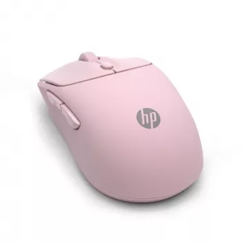 HP 400 Rato sem fios rosa silencioso, ambidestro, RF Wireless + Bluetooth, 6000 DPI, rosa