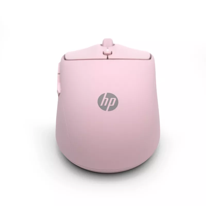 HP 400 Rato sem fios rosa silencioso, ambidestro, RF Wireless + Bluetooth, 6000 DPI, rosa