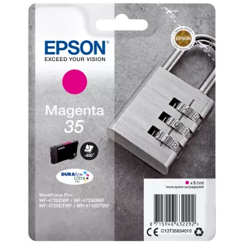 Epson Cadeado embalagem individual magenta 35 tinta DURABrite Ultra