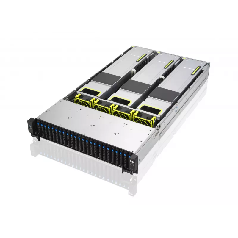 ASUS RS720A-E11-RS24U Servidor barebone rack 2U, prateado